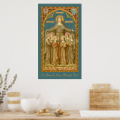 St. Clare of Assisi & Nuns (SAU 27) Poster (Keuken)