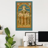 St. Clare of Assisi & Nuns (SAU 27) Poster (Thuiskantoor)