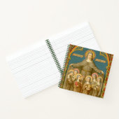 St. Clare of Assisi & Nuns (SAU 27) Square Noteboo Notitieboek (Binnen)