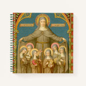 St. Clare of Assisi & Nuns (SAU 27) Square Noteboo Notitieboek (Voorkant)