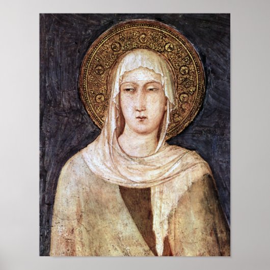 St. Clare of Assisi Poster (Voorkant)