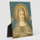 St. Clare of Assisi (SAU 027) 8"x12" Fotoplaat (Zijkant)