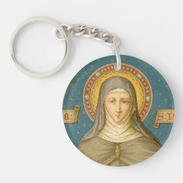 St. Clare of Assisi (SAU 027) (Alle stijlen) Sleutelhanger