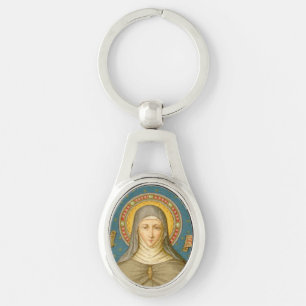 St. Clare of Assisi (SAU 027) (Alle vormen) Sleutelhanger