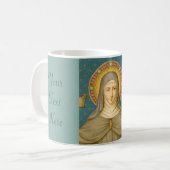 St. Clare of Assisi (SAU 027) Coffee Mok 1 (Voorkant links)