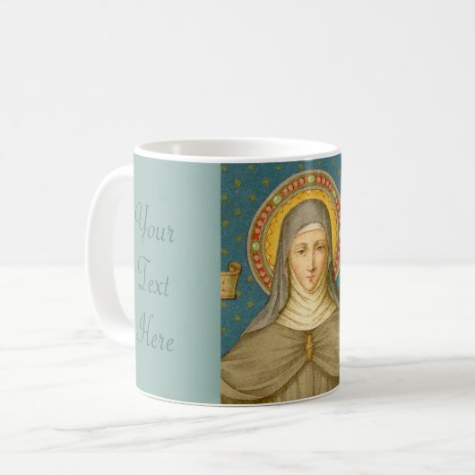 St. Clare of Assisi (SAU 027) Coffee Mok 1 (Voorkant links)