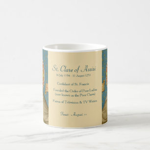St. Clare of Assisi (SAU 027) Coffee Mok 1.2a