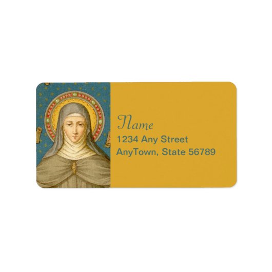 St. Clare of Assisi (SAU 027) Etiket (Voorkant)