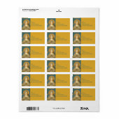 St. Clare of Assisi (SAU 027) Etiket (Full Sheet)