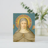 St. Clare of Assisi (SAU 027a) Briefkaart (Staand voorkant)
