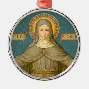 St. Clare of Assisi (SAU 27) Metalen Ornament