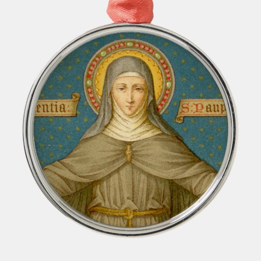 St. Clare of Assisi (SAU 27) Metalen Ornament (Voorkant)