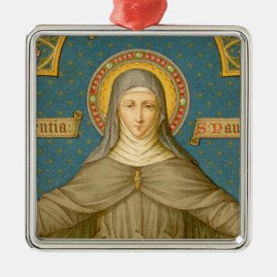 St. Clare of Assisi (SAU 27) Metalen Ornament