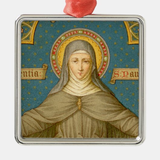 St. Clare of Assisi (SAU 27) Metalen Ornament (Voorkant)