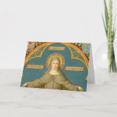 St. Clare of Assisi & Scrolls of Vows (SAU027) Kaart (Voorkant)