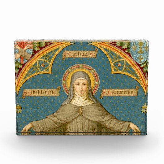 St. Clare of Assisi & Scrolls of Vows (SAU 027) Fotoblokken (Voorkant)