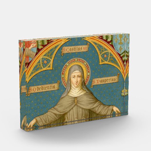 St. Clare of Assisi & Scrolls of Vows (SAU 027) Fotoblokken (Links)