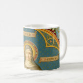 St. Clare of Assisi & Scrolls of Vows (SAU 027) Koffiemok (Voorkant rechts)