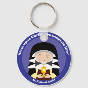 St. Clare of Assisi Sleutelhanger