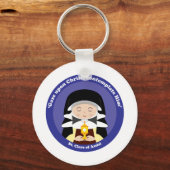 St. Clare of Assisi Sleutelhanger (Voorkant)