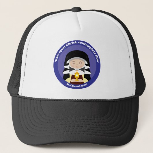 St. Clare of Assisi Trucker Pet (Voorkant)