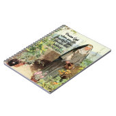 St. Clare of Assisi Watering Flowers (M 065; Citaa Notitieboek (Linkerzijde)