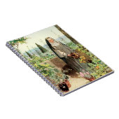 St. Clare of Assisi Watering Flowers (M 065) Notitieboek (Rechterzijde)