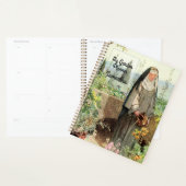 St. Clare of Assisi Watering Flowers (M 065) Planner (Display)