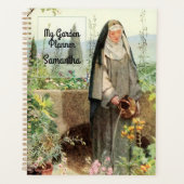 St. Clare of Assisi Watering Flowers (M 065) Planner (Voorkant)