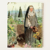 St. Clare of Assisi Watering Flowers (M 065) Planner (Achterkant)