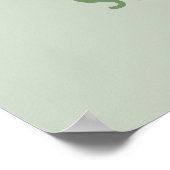 St. Clare of Assisi Watering Flowers (M 065) Poster (Hoek)