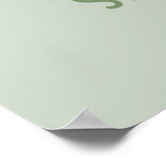 St. Clare of Assisi Watering Flowers (M 065) Poster (Hoek)