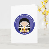 St. Clare van Assisi Kaart (Gele Bloem)