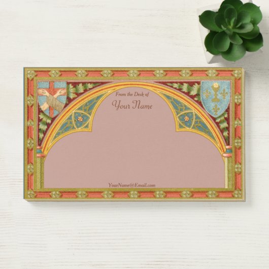 St. Clare's Trefoil Arch (SAU 27) 10"x6" Post-it® Notes (Kantoor)