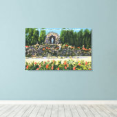 St. Clement's College Grotto Canvas Afdruk (Insitu (Houten vloer))