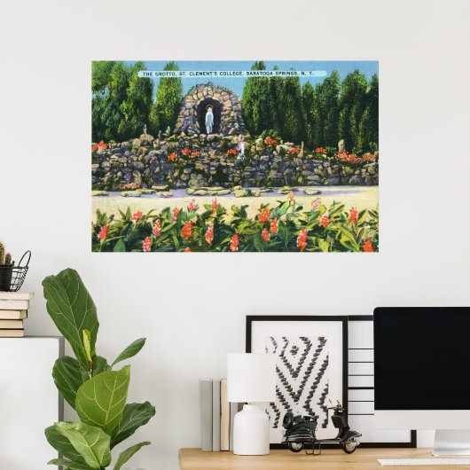 St. Clement's College Grotto Poster (Thuiskantoor)