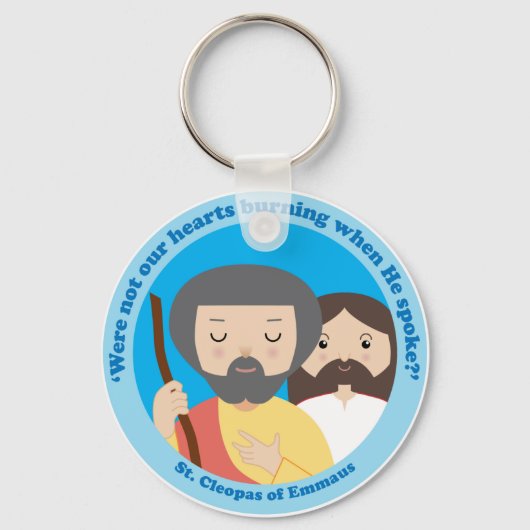 St. Cleopas van Emmaus Sleutelhanger (Voorkant)