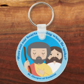 St. Cleopas van Emmaus Sleutelhanger (Voorkant)