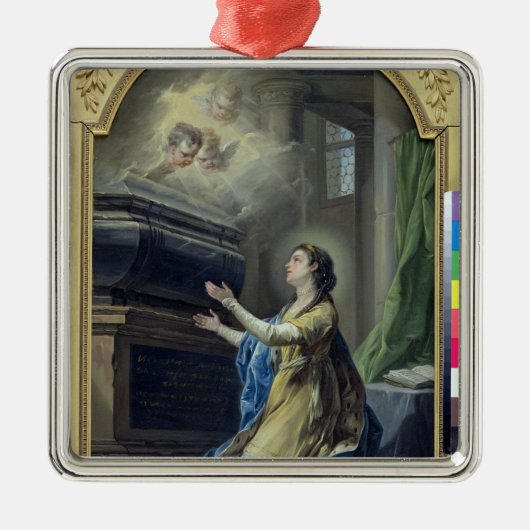 St. Clotilda Metalen Ornament (Voorkant)