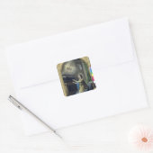 St. Clotilda Vierkante Sticker (Envelop)
