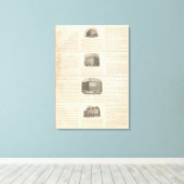 St Cloud Hotel, Westminster Hotel Canvas Afdruk (Insitu (Houten vloer))