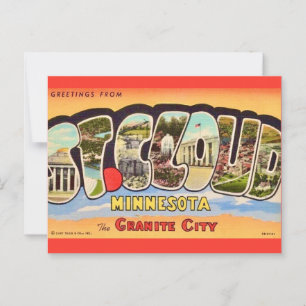 St Cloud Minnesota Groet Briefkaart
