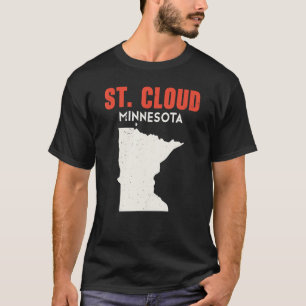 St Cloud Minnesota USA State Travel Minnes T-shirt