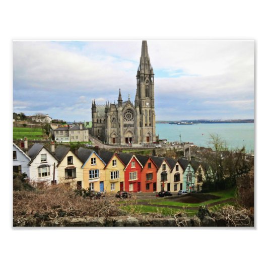 St. Colman Church, Ierland Foto Afdruk (Voorkant)