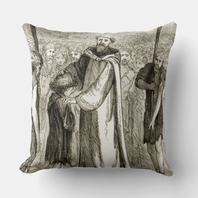 St. Columba geeft een wilde jongen de schuld van ' Kussen (Voorkant)