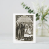 St. Columba het chanting, en aangevallen door de Briefkaart (Staand voorkant)