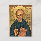 St. Columba van Iona Orthodox Christelijk Gebed Ka Plaatskaartje (Voorkant)