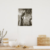 St. Columba verandert bittere vruchten in zoet, va Poster (Keuken)