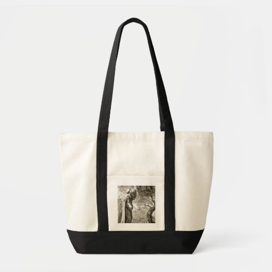 St. Columba verandert bittere vruchten in zoet, va Tote Bag (Voorkant)