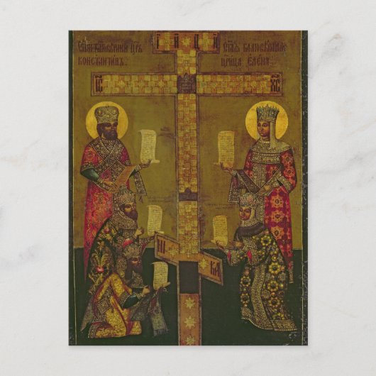 St. Constantine en St. Helena Briefkaart (Voorkant)